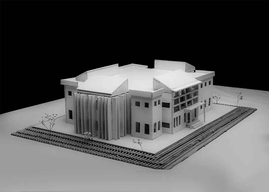 Physical model of the library.