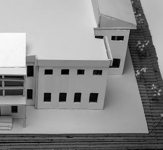 Detail of the physical model.
